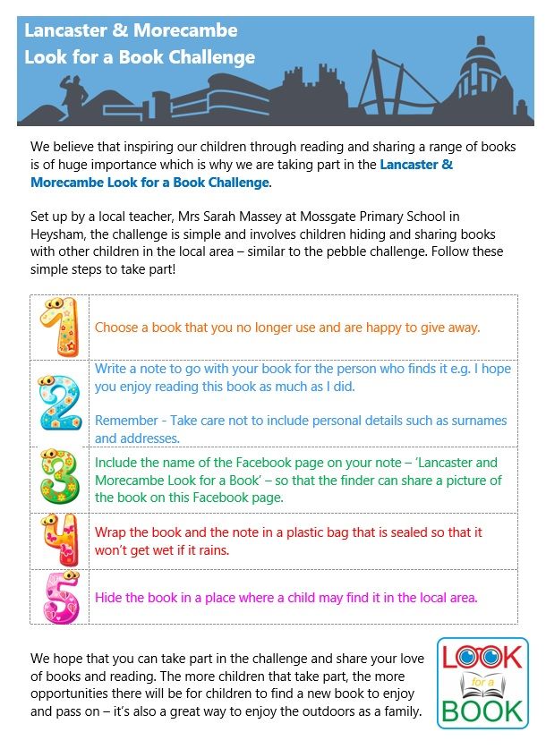 Look For A Book Challenge