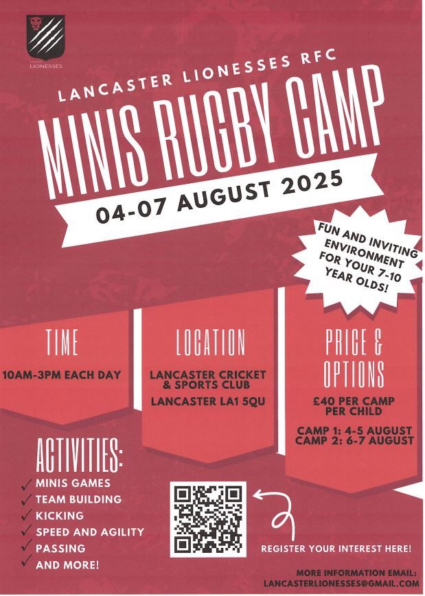 Mini Rugby Camp in August