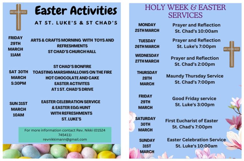 Easter at St Luke's and St Chad's Church 
